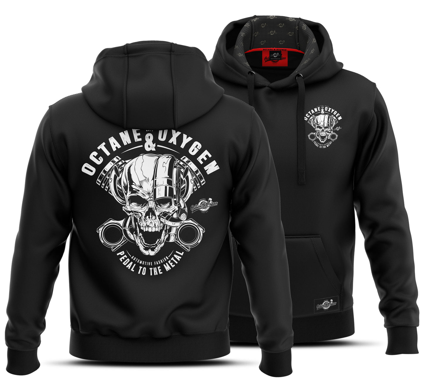 Skull Hoodie von Octane & Oxygen