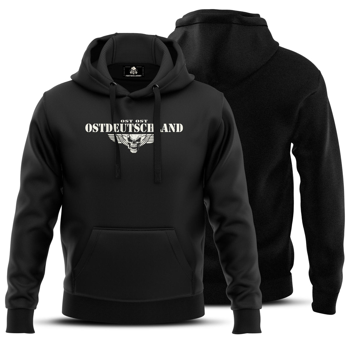 OST OST OSTDEUTSCHLAND Skull Wing – Shirt & Hoodie – Streetwear Statement