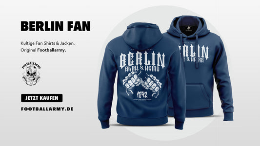 Der Blaue Berlin Fan Hoodie - Dein Stilvolles Statement für die Hauptstadt!