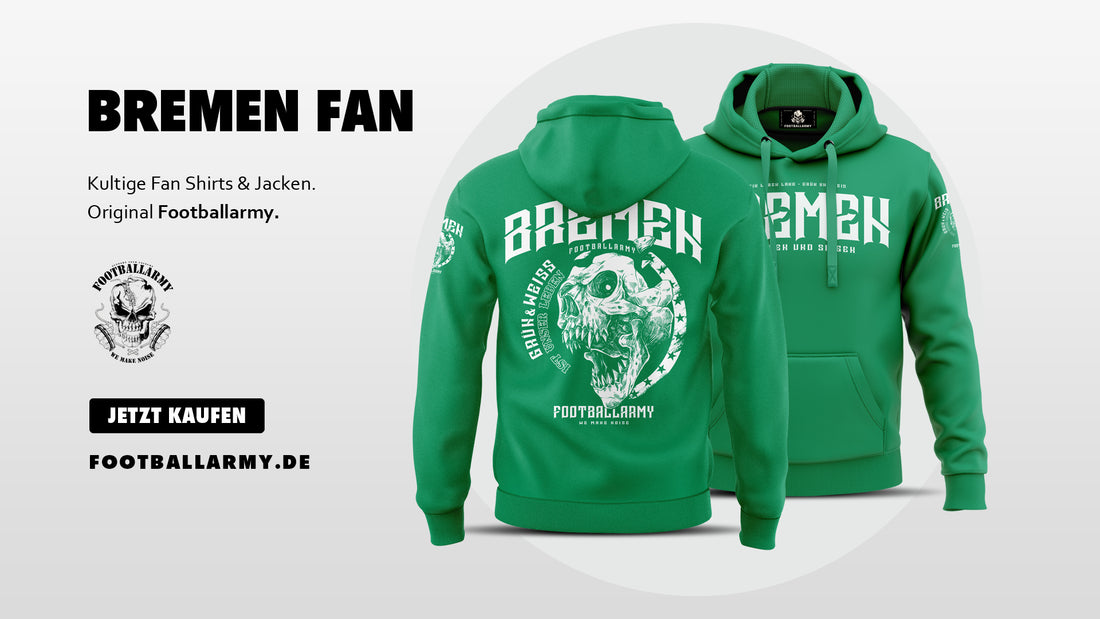 Der Grüne Bremen Fan Hoodie - Dein Stylischer Begleiter für jede Saison!