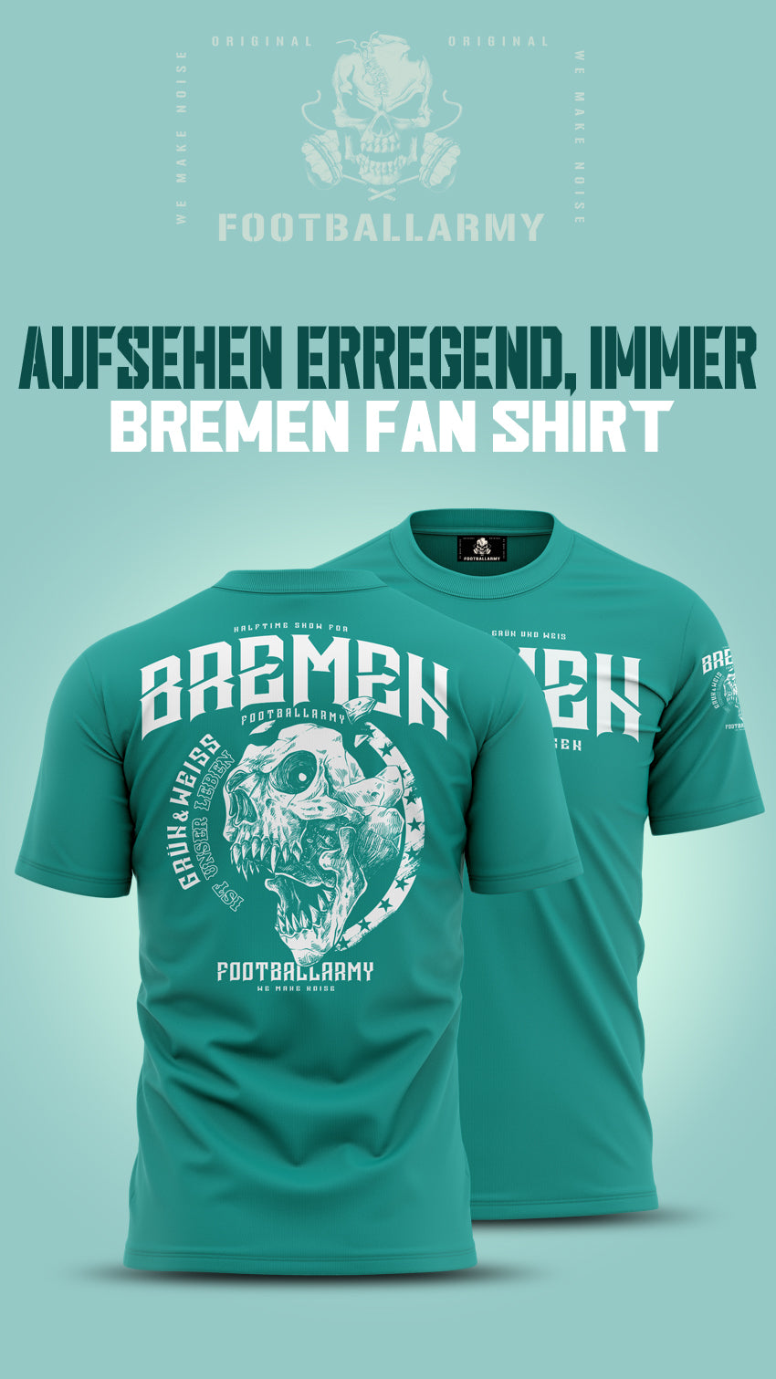 Entdecke das Kultige Bremen Fan Shirt – Dein Must-Have für echte Fußballfans!