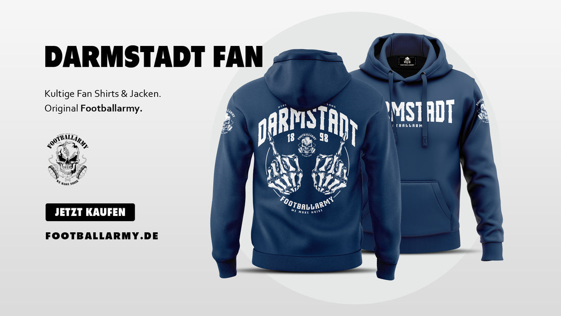 Der Blaue Darmstadt Fan Hoodie - Dein Unverwechselbares Fanstatement!