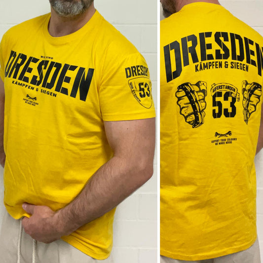 Das Gelbe Dresden Fan Shirt - Zeige deine Liebe zur Stadt und zum Fußball!