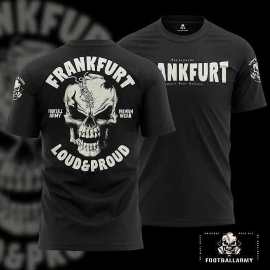 Das Schwarze Frankfurt Fan Shirt - Dein Statement für die Stadt!