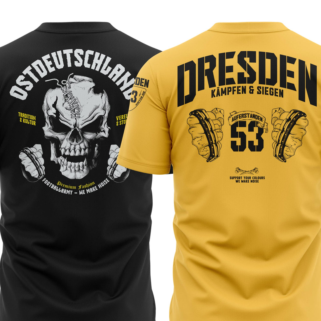 Ostdeutsche Fussballiebe - kultige Fan Shirts von Footballarmy