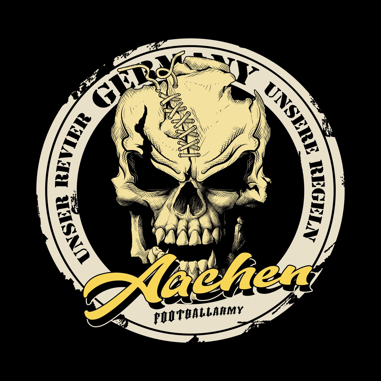 Aachen Fan Skull Edition - Shirt / Hoodie