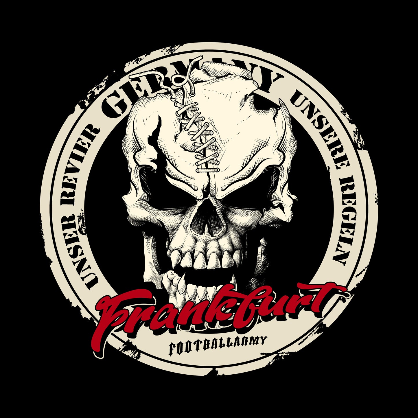 Frankfurt Fan Skull Edition - Shirt / Hoodie