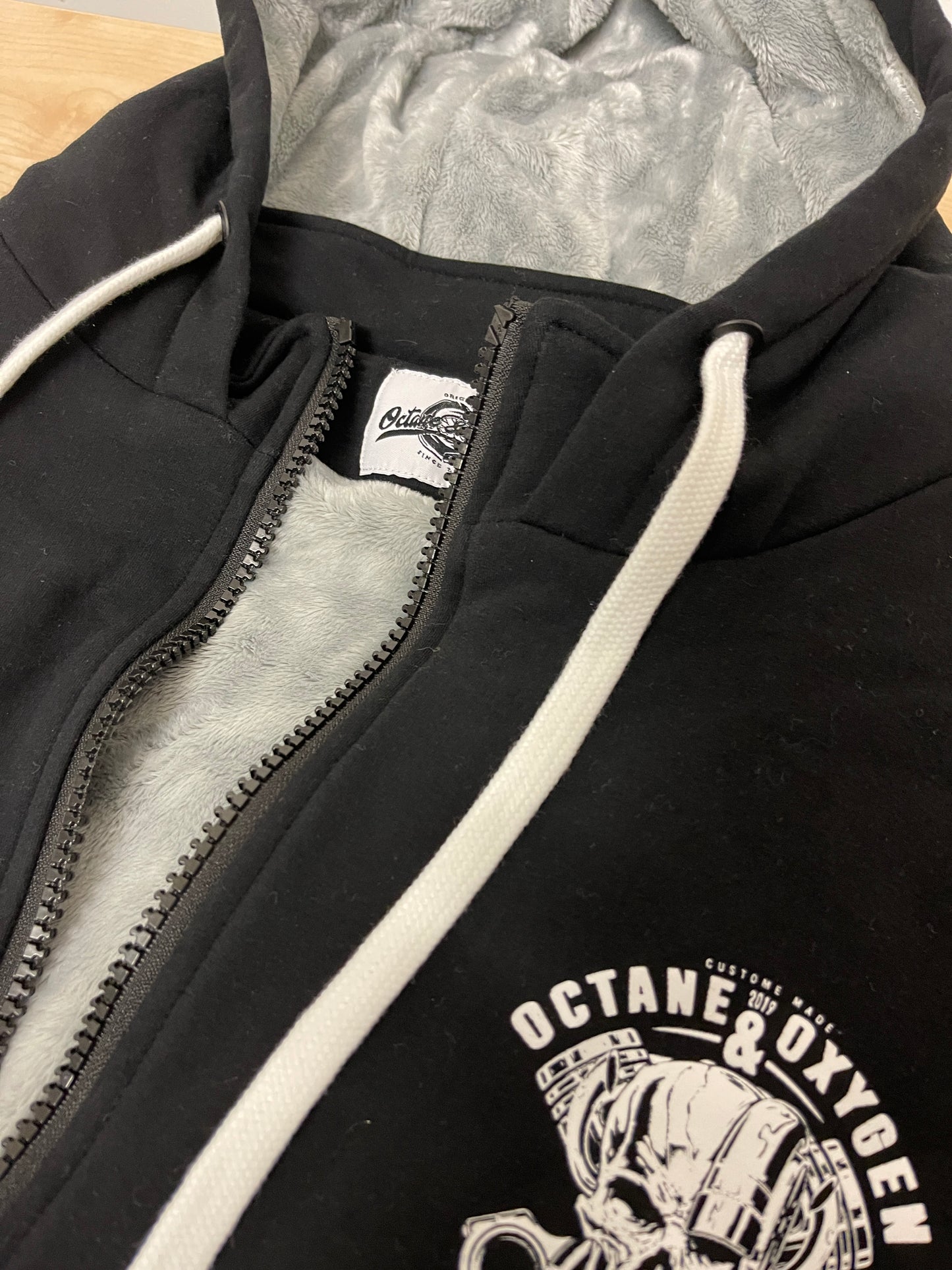 Octane & Oxygen Premium Zip Hoodie (gefüttert)