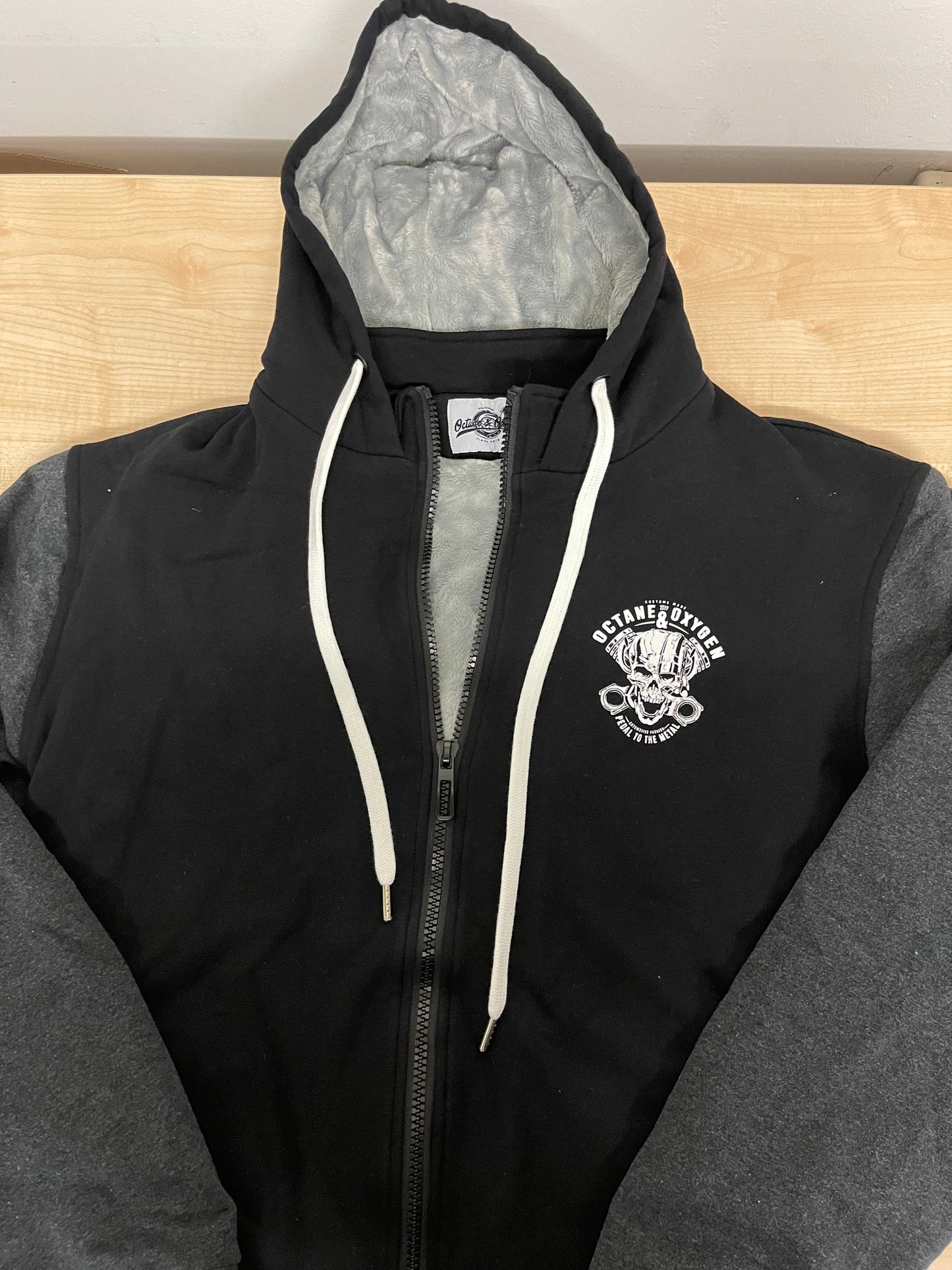 Octane & Oxygen Premium Zip Hoodie (gefüttert)