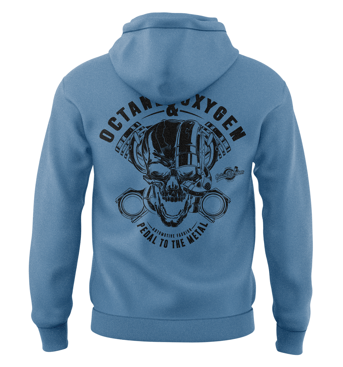 Octane & Oxygen Premium Zip Jacke Asphalt Blau