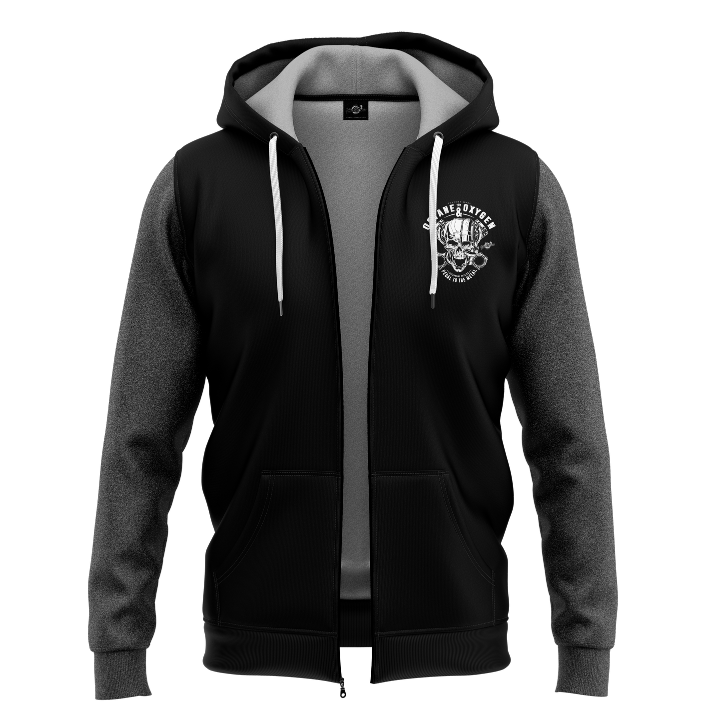 Octane & Oxygen Premium Zip Hoodie (gefüttert)